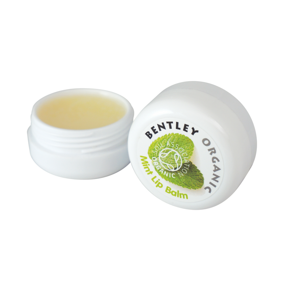 Bentley Organic Mint Lip Balm. Ideal to help hydrate and condition your lips, our organic lip balms are made with: organic sweet almond oil, organic cocoa butter and organic coconut oil, renowned to deeply nourish the skin. Hydrates lips. Conditions lips. Suitable for all skin types. Organic beauty. Vegan. Vegan Beauty. Flawless Organics. Cruelty Free. Against animal cruelty. Award Winning. Natural. Makeup.