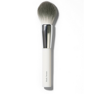 Ere Perez Eco Vegan Multipurpose Brush. The best brush for all liquid and cream products. Stylish and Eco, made with vegan bristles and a biodegradable corn resin handle. This brush makes it easy and hassle free to apply wet products to the face – no drips or mistakes. Blends well and offers a smooth coverage. Organic beauty. Vegan. Vegan Beauty. Flawless Organics. Cruelty Free. Against animal cruelty. Award Winning. Natural. Makeup.